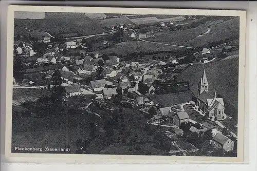 5948 SCHMALLENBERG - FLECKENBERG, Luftaufnahme, 1933