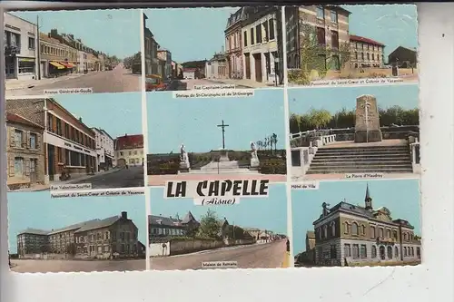 F 02260 LA CAPELLE, CPSM, multi-view, CIM-Macon, 1963