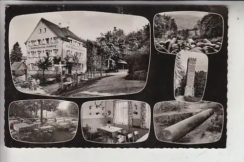 6147 LAUTERTAL, Wald-Restaurant auf dem Felsberg, Landpoststempel "Staffel über Darmstadt 2"