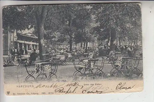 3388 BAD HARZBURG, Unter den Eichen, 1905, Ecken leicht rund