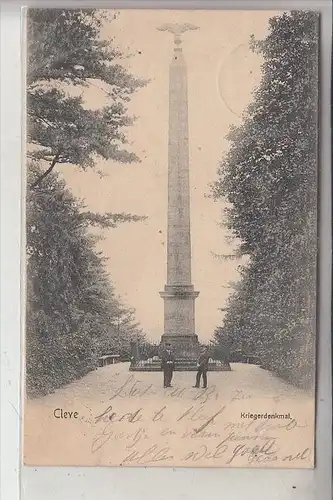 4190 KLEVE, Kriegerdenkmal, 1900