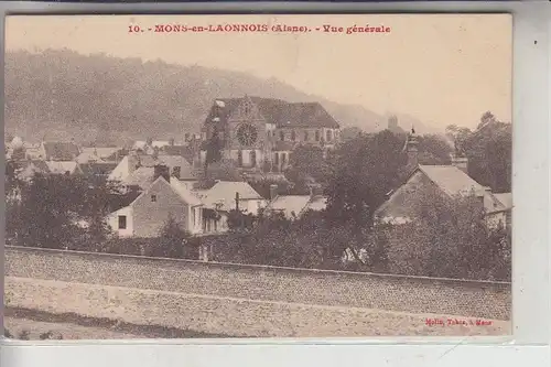 F 02000 MONS-EN-LAONNOISE, Vue generale, 1914, Deutsche Feldpost