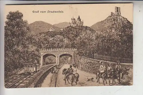 5330 KÖNIGSWINTER, Drachenfelsbahn - Zahnradbahn, Esel