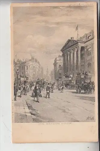 UK - ENGLAND - LONDON - Mansion House - Artist H.Colls