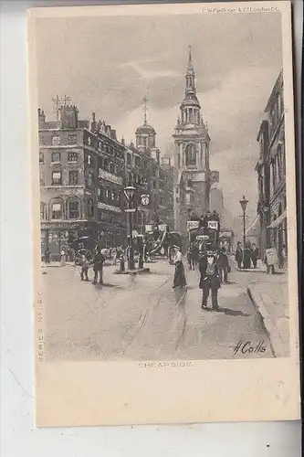 UK - ENGLAND - LONDON - Cheapside - Artist H.Colls