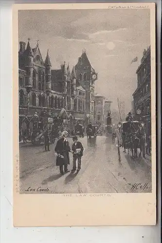 UK - ENGLAND - LONDON - The Law Courts - Artist H.Colls