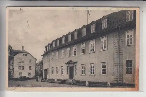 0-5300 WEIMAR, Goethehaus mit  dem Gasthaus zum weißen Schwan, 1943