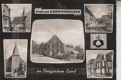 5632 WERMELSKIRCHEN - DABRINGHAUSEN, Mehrbildkarte