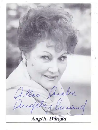 FILM - STARS - ANGELE DURAND, Autogramm