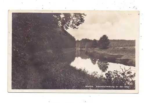 4440 RHEINE, Abendstimmung an der Ems, 1932