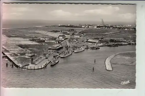 2982 NORDERNEY, Luftaufnahme Hafen 1959