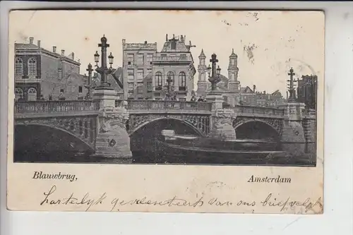 AMSTERDAM, Blauwbrug, 1902