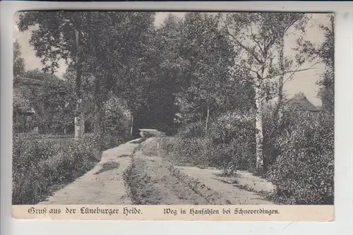 3043 SCHNEVERDINGEN - HANSAHLEN, Weg in Hansahlen, 1912