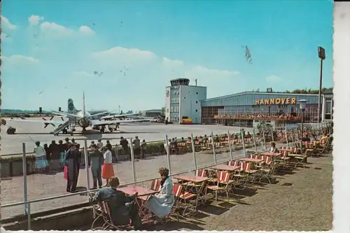 FLUGZEUGE - FLUGHAFEN / AIRPORT Hannover - Langenhagen, 60er Jahre