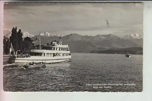 SCHIFFE - BINNENSCHIFFE - Thunersee - Motorschiff Jungfrau, 1957, Brfm. fehlt