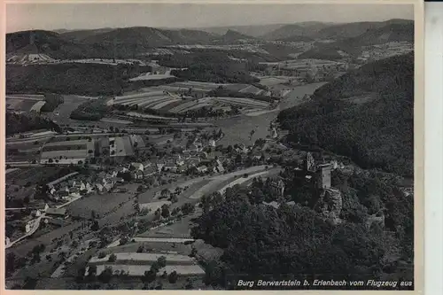 6783 DAHN - ERLENBACH, Burg Berwartstein, Luftaufnahme 1934