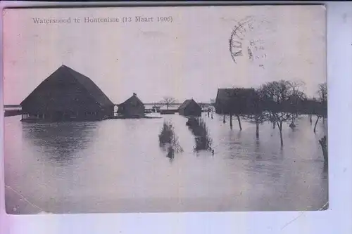 NL - ZEELAND - HULST - HONTENISSE, Waternood 1906