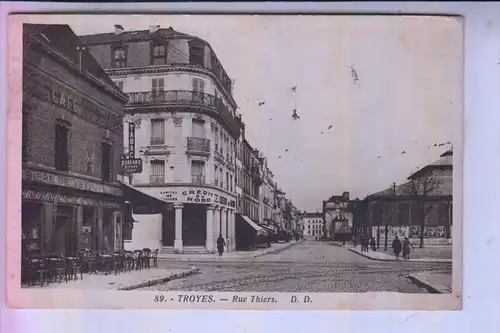 F 10000 TROYES, Rue Thiers, 1936