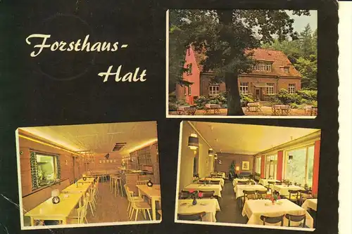 3060 STADTHAGEN - HÖRKAMP - LANGENBRUCH, Forsthaus Halt, Landpoststempel "4961 Hörkamp-Langenbruch"