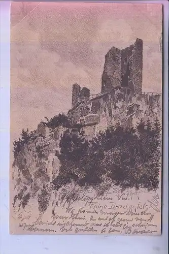 5330 KÖNIGSWINTER, Ruine Drachenfels, 1899, Künstlerkarte Carl Jander