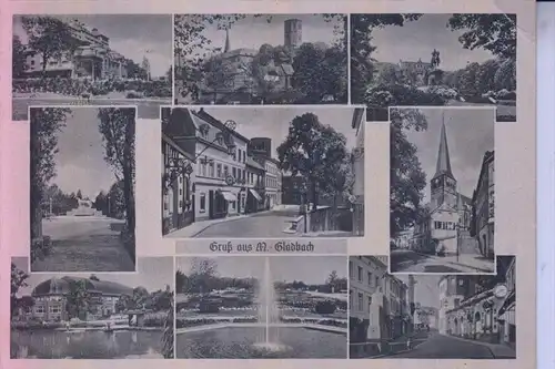 4050 MÖNCHENGLADBACH, Mehrbildkarte 1951