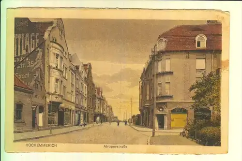 4100 DUISBURG - RHEINHAUSEN - HOCHEMMERICH, Atroperstrasse, 1922