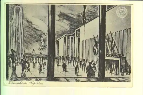 4000 DÜSSELDORF, Große Reichsausstellung "Schaffendes Volk", 1937, Schlageterstadt, Teilansicht des Festplatzes