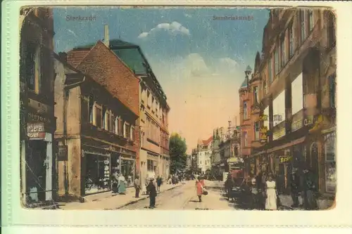 4200 OBERHAUSEN - STERKRADE, Steinbrinkstrasse, 1923, Ecken leicht rund