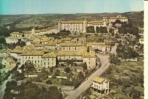 F 09190 SAINT LIZIER, Vue airienne generale, CPSM; CIM-Macon