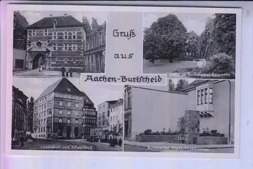 5100 AACHEN - BURTSCHEID, Mehrbildkarte
