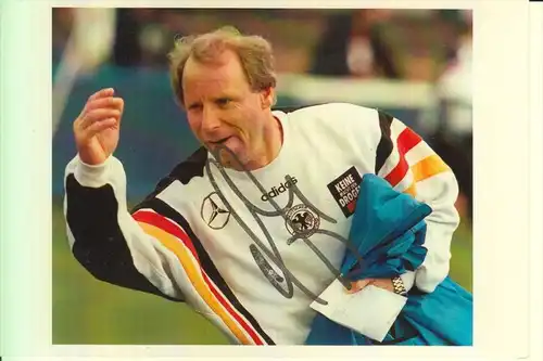 SPORT - FUSSBALL - BERTI VOGTS - Nationaltrainer Deutschland, Autogramm