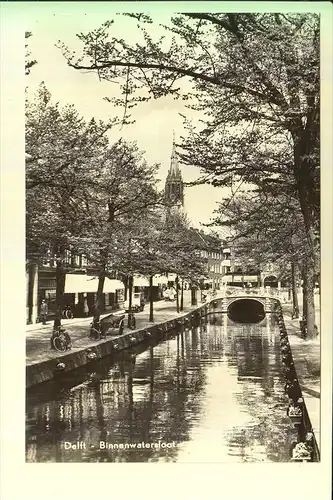 NL - ZUIDHOLLAND - DELFT - Binnenwatersloot, 1965