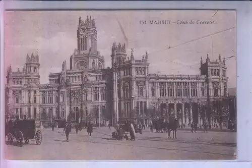 E 28000 MADRID, Case de Correos, Post office, Hauptpost, 1926