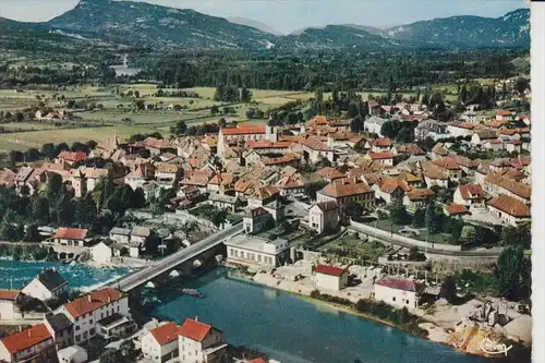 F 73240 SAINT GENIX SUR GUIERS, Vue airienne, CPSM, CIM-Macon