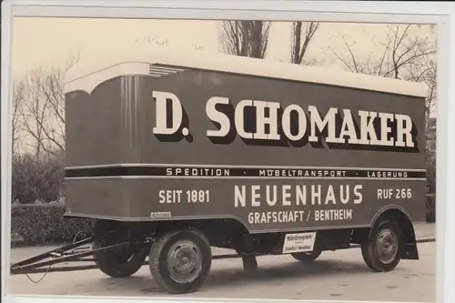 4459 UELSEN - NEUENHAUS, Möbeltransport D. Schomaker, Photo 9,4 x 14,4 cm