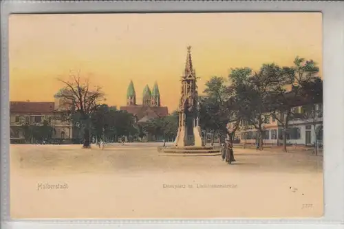 0-3600 HALBERSTADT, Domplatz & Liebfrauenkirche, 1906