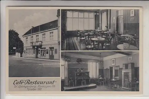 5480 REMAGEN, Cafe Restaurant, W. Spangenberg, NS-Zeit, Druckstelle quer