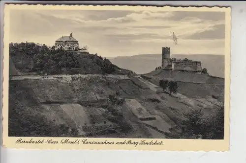 5550 BERNKASTEL - KUES, Canisiushaus und Burg Landshut 1935