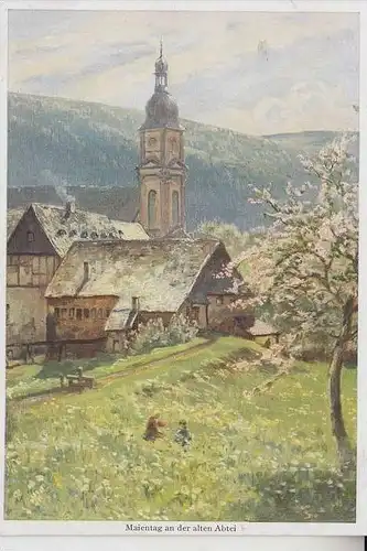 5561 BENGEL, Alte Abtei Springiersbach, Künstler-Karte Fritz von Wille