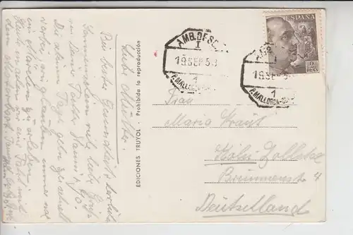 E 07179 DEIA - LLUC ALCARI, 1953, Ambulant  TPO Bahnpost