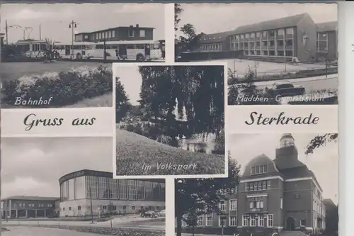 4200 OBERHAUSEN - STERKRADE, Gruss aus Sterkrade, Mehrbildkarte 1962
