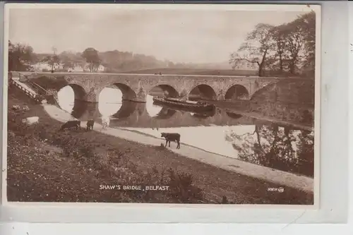 UK - NORTH IRELAND - BELFAST, Shaw's Bridge 1938, stamp missing
