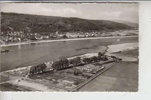 5462 BAD HÖNNINGEN, Rheinansicht Campingplatz 196...