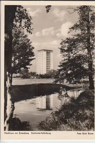 7500 KARLSRUHE - MÜHLBURG, Hochhaus am Entenfang