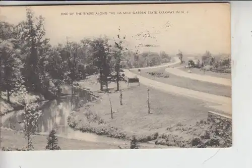 USA - NEW JERSEY - One of the Rivers along the 165 Mile Garden State Parkway, 1962