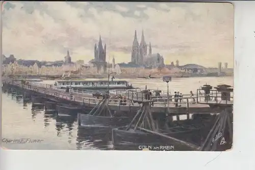 KÜNSTLER - ARTIST - CHARLES FLOWER - CÖLN am Rhein, # 656