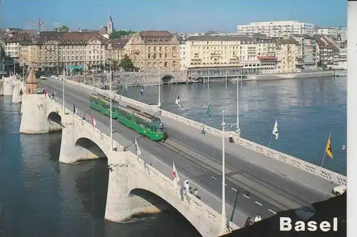 STRASSENBAHN - TRAM - Basel / Mittlere Brücke