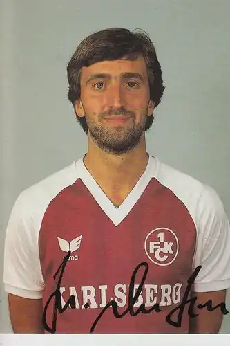 SPORT - FUSSBALL - 1.FC KAISERSLAUTERN 1978 / 79 - Michael Dusek - Autogramm