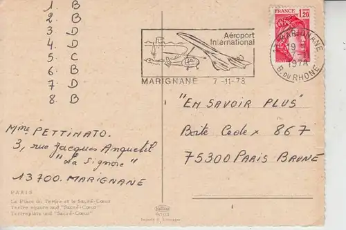 FLUGZEUGE - CONCORDE - postmark 1978