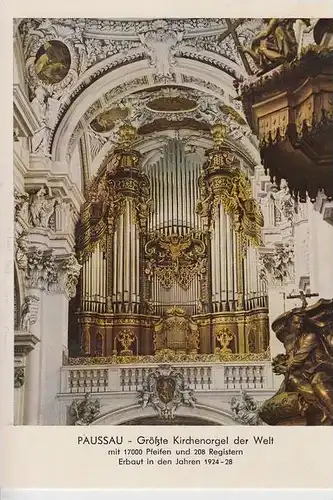 MUSIK - Kirchenorgel - Orgue de l'Eglise - Organ - Organo - PASSAU DOM